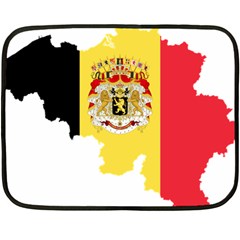 Belgium Country Europe Flag Double Sided Fleece Blanket (mini)  by Sapixe