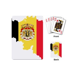 Belgium Country Europe Flag Playing Cards Single Design (mini) by Sapixe