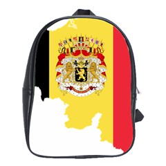 Belgium Country Europe Flag School Bag (xl) by Sapixe