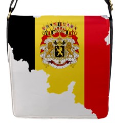 Belgium Country Europe Flag Flap Closure Messenger Bag (s) by Sapixe