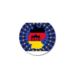 Republic Germany Deutschland Map Golf Ball Marker by Sapixe