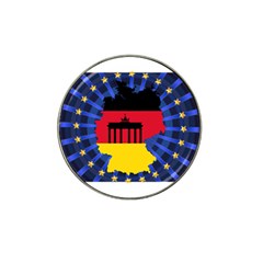 Republic Germany Deutschland Map Hat Clip Ball Marker (4 Pack) by Sapixe