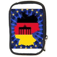 Republic Germany Deutschland Map Compact Camera Leather Case by Sapixe