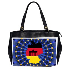 Republic Germany Deutschland Map Oversize Office Handbag (2 Sides) by Sapixe