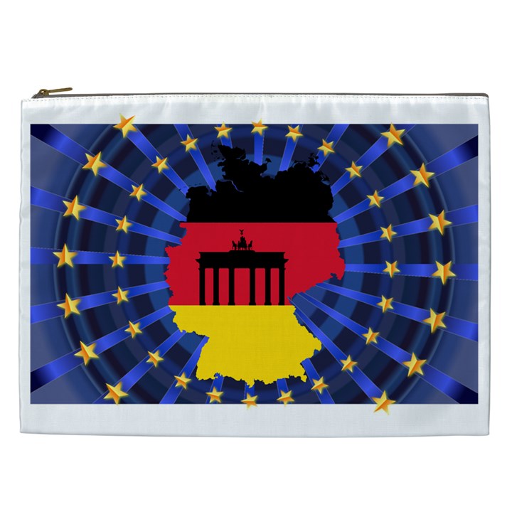 Republic Germany Deutschland Map Cosmetic Bag (XXL)