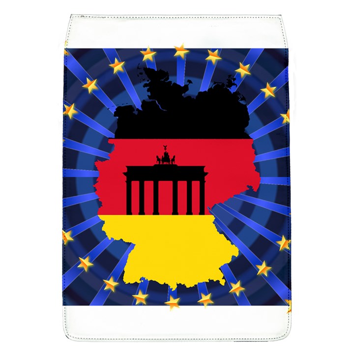 Republic Germany Deutschland Map Removable Flap Cover (L)