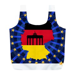 Republic Germany Deutschland Map Full Print Recycle Bag (l) by Sapixe