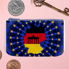 Republic Germany Deutschland Map Large Coin Purse by Sapixe