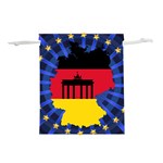 Republic Germany Deutschland Map Lightweight Drawstring Pouch (S) Front