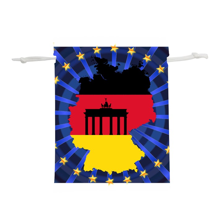 Republic Germany Deutschland Map Lightweight Drawstring Pouch (S)