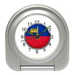 Lithuania Flag Country Symbol Travel Alarm Clock by Sapixe