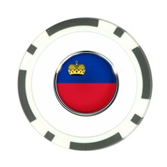 Lithuania Flag Country Symbol Poker Chip Card Guard (10 Pack) by Sapixe