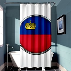 Lithuania Flag Country Symbol Shower Curtain 36  X 72  (stall)  by Sapixe