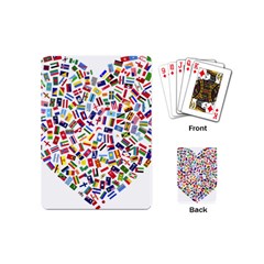 Heart Flags Countries United Unity Playing Cards Single Design (mini)