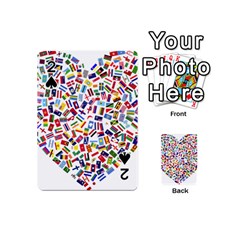 Heart Flags Countries United Unity Playing Cards 54 Designs (mini) by Sapixe