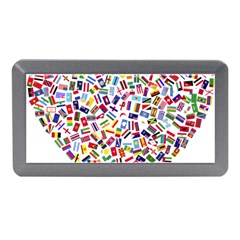 Heart Flags Countries United Unity Memory Card Reader (mini) by Sapixe