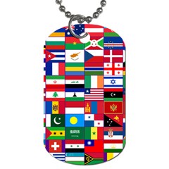 Flags Countries International Dog Tag (two Sides) by Sapixe