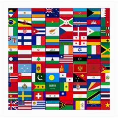 Flags Countries International Medium Glasses Cloth by Sapixe