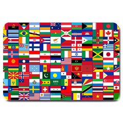 Flags Countries International Large Doormat  by Sapixe