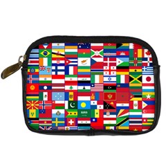 Flags Countries International Digital Camera Leather Case by Sapixe