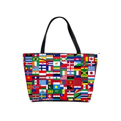 Flags Countries International Classic Shoulder Handbag by Sapixe