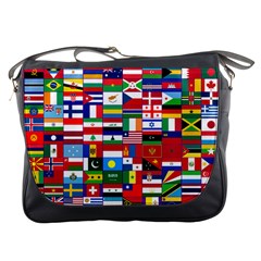 Flags Countries International Messenger Bag by Sapixe