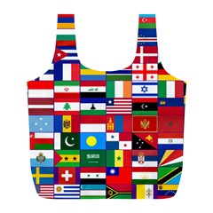 Flags Countries International Full Print Recycle Bag (l) by Sapixe