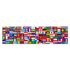 Flags Countries International Satin Scarf (oblong) by Sapixe