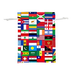 Flags Countries International Lightweight Drawstring Pouch (s)