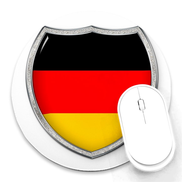 Flag German Germany Country Symbol Round Mousepads