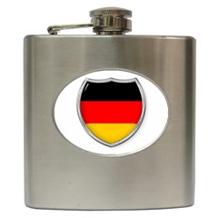 Flag German Germany Country Symbol Hip Flask (6 Oz) by Sapixe