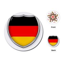 Flag German Germany Country Symbol Playing Cards Single Design (round) by Sapixe