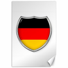 Flag German Germany Country Symbol Canvas 24  X 36  by Sapixe