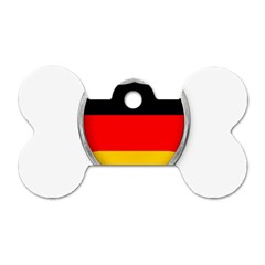 Flag German Germany Country Symbol Dog Tag Bone (one Side) by Sapixe