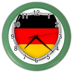 Flag German Germany Country Symbol Color Wall Clock by Sapixe