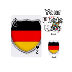 Flag German Germany Country Symbol Playing Cards 54 Designs (mini) by Sapixe