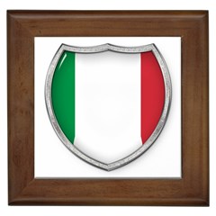 Flag Italy Country Italian Symbol Framed Tile by Sapixe