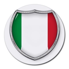 Flag Italy Country Italian Symbol Round Mousepads by Sapixe