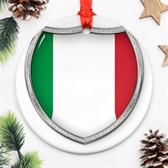 Flag Italy Country Italian Symbol Ornament (round) by Sapixe