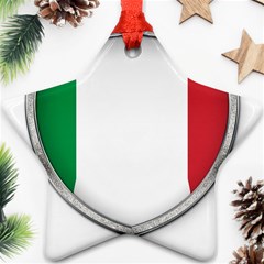 Flag Italy Country Italian Symbol Ornament (star) by Sapixe