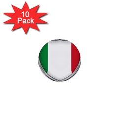 Flag Italy Country Italian Symbol 1  Mini Buttons (10 Pack)  by Sapixe