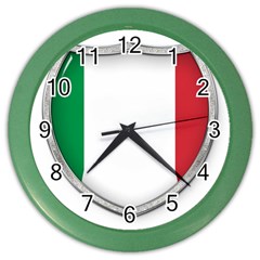 Flag Italy Country Italian Symbol Color Wall Clock by Sapixe