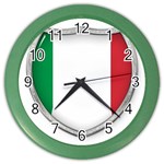 Flag Italy Country Italian Symbol Color Wall Clock Front