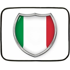 Flag Italy Country Italian Symbol Fleece Blanket (mini) by Sapixe