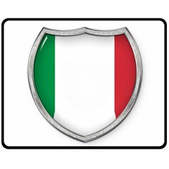 Flag Italy Country Italian Symbol Fleece Blanket (medium)  by Sapixe