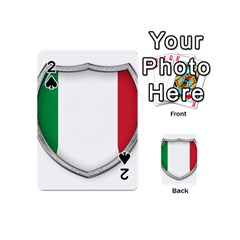 Flag Italy Country Italian Symbol Playing Cards 54 Designs (mini) by Sapixe