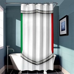 Flag Italy Country Italian Symbol Shower Curtain 36  X 72  (stall)  by Sapixe