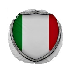 Flag Italy Country Italian Symbol Standard 15  Premium Round Cushions by Sapixe