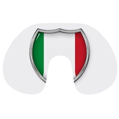 Flag Italy Country Italian Symbol Travel Neck Pillow by Sapixe