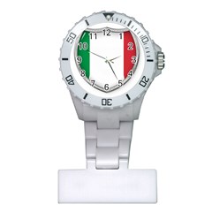 Flag Italy Country Italian Symbol Plastic Nurses Watch by Sapixe